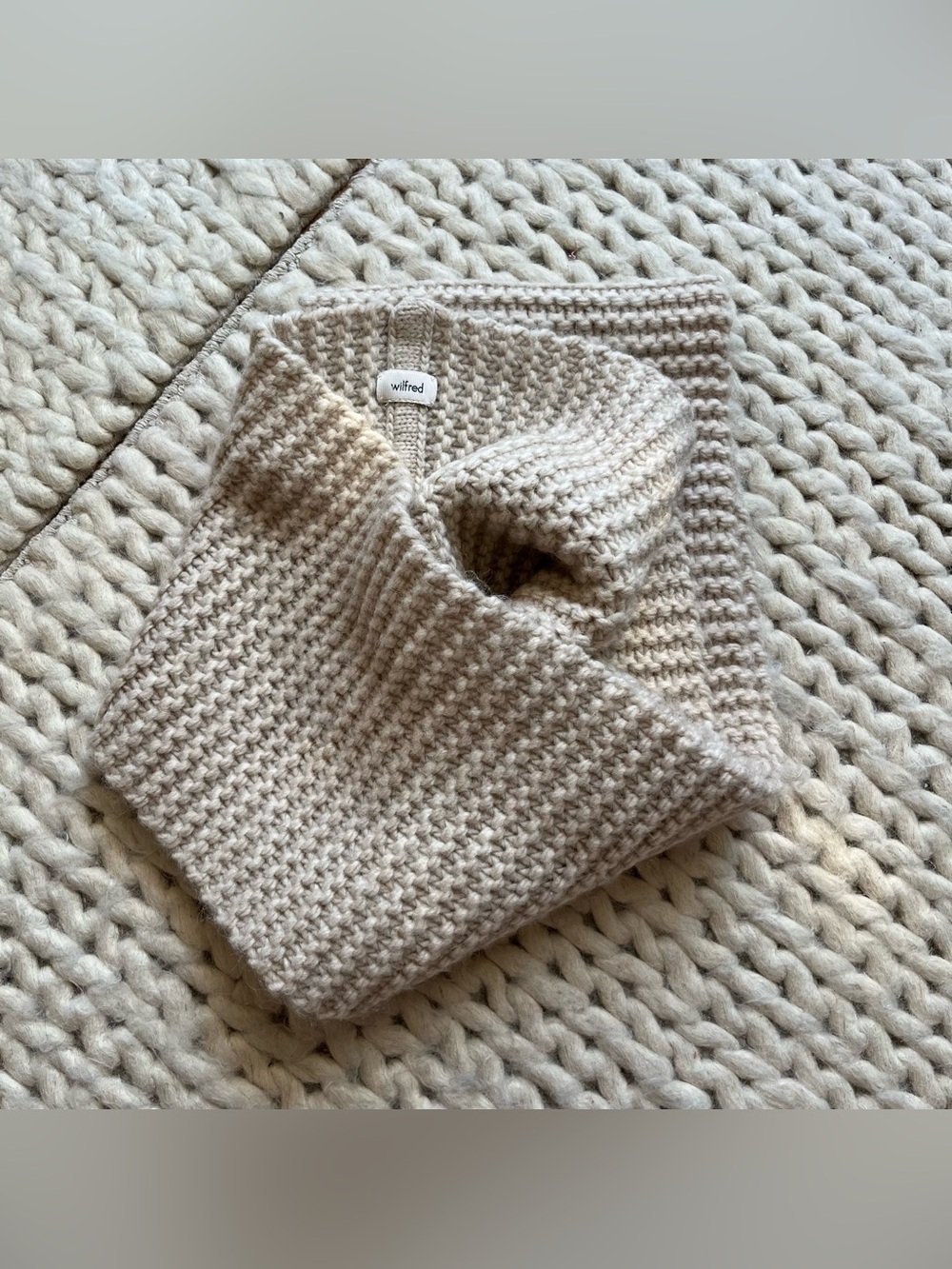 Wilfred Infinity Scarf in Cream | one size